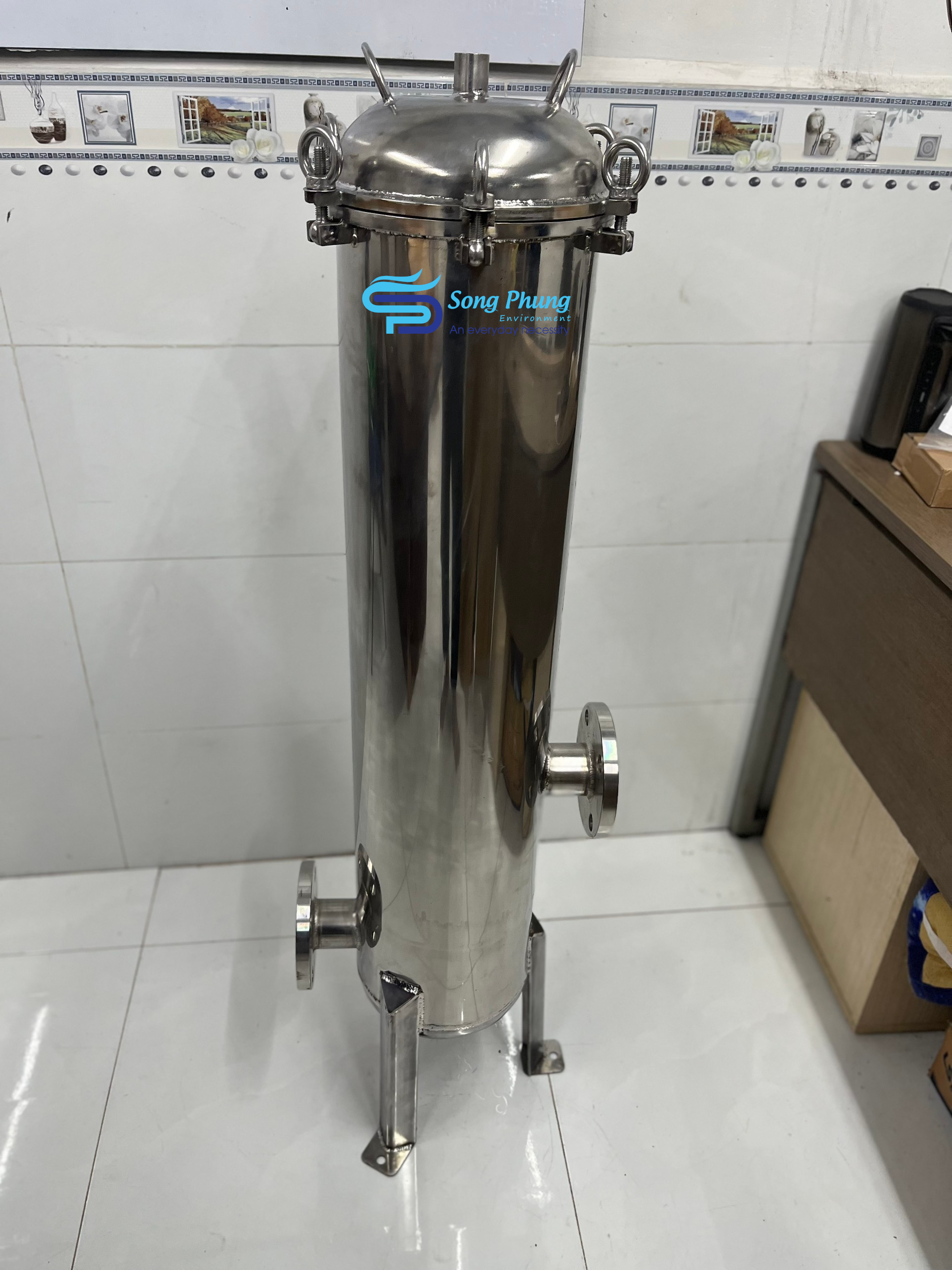 Bồn lọc tinh inox gia công